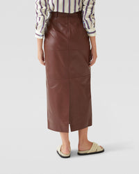 ANNA NAPPA LEATHER PENCIL SKIRT WOMENS SKIRTS