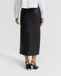 ANNA NAPPA LEATHER PENCIL SKIRT WOMENS SKIRTS