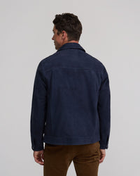Suede Trucker Jacket MENS JACKETS AND COATS