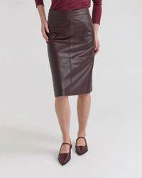 Nina Nappa Leather Skirt WOMENS SKIRTS