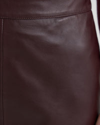 Nina Nappa Leather Skirt WOMENS SKIRTS