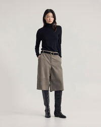 Kiera Suede Bermuda Shorts WOMENS SKIRTS