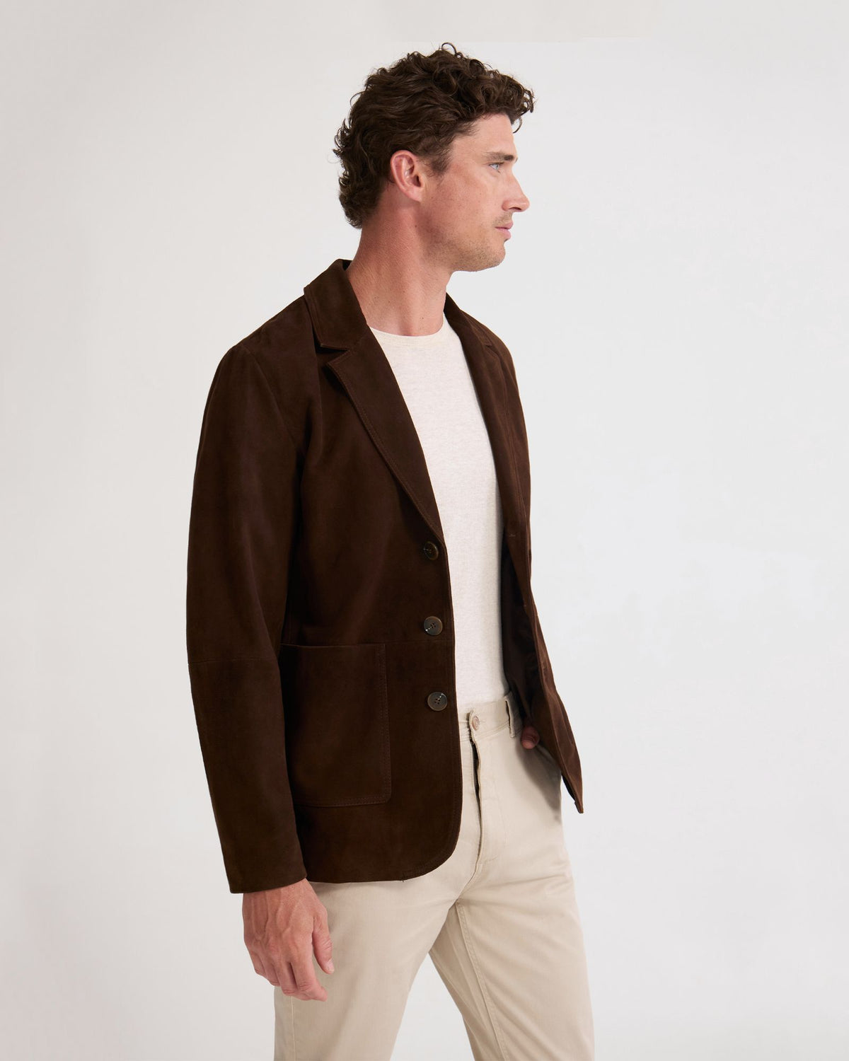 Maddox Suede Blazer MENS JACKETS AND COATS