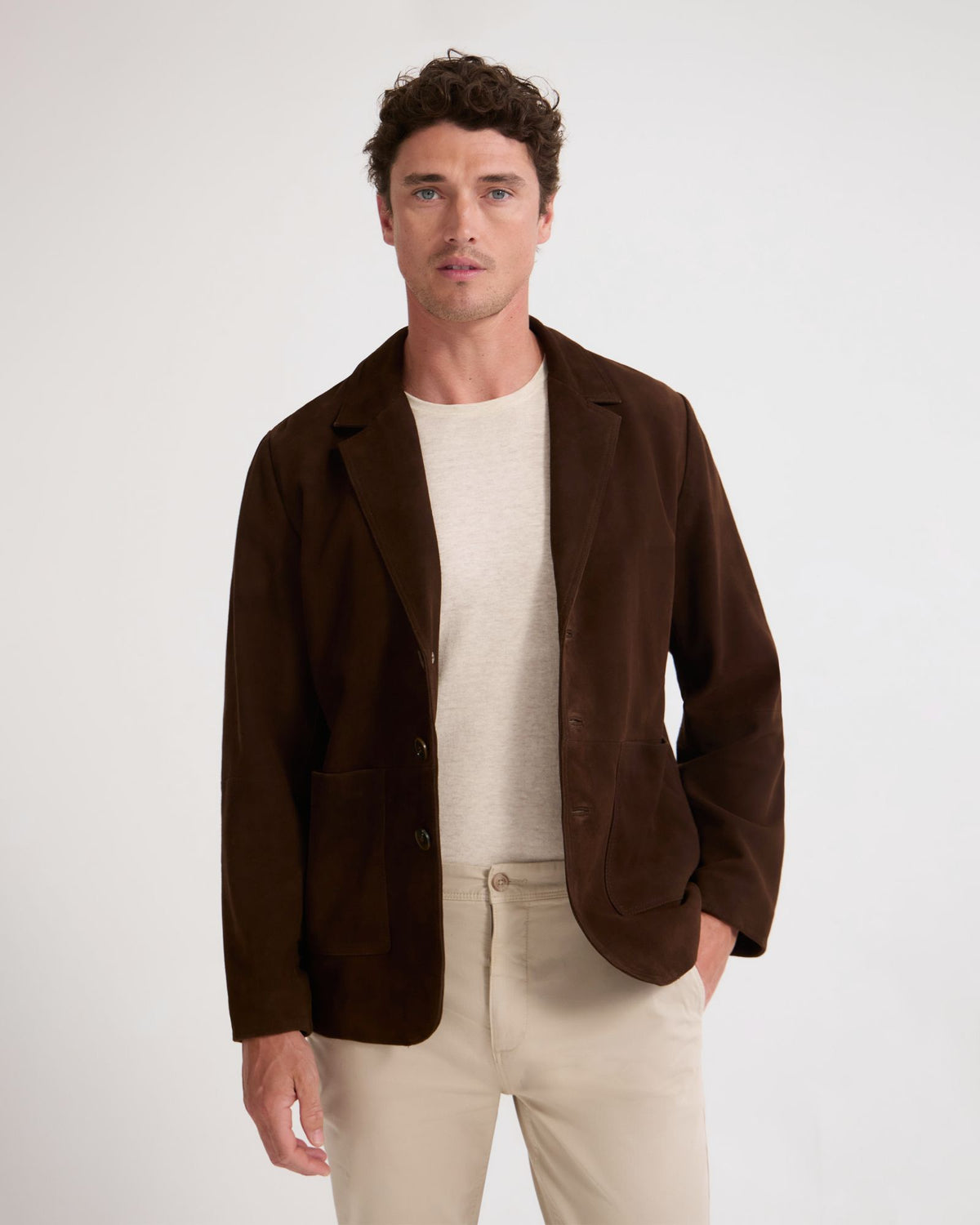 Maddox Suede Blazer MENS JACKETS AND COATS