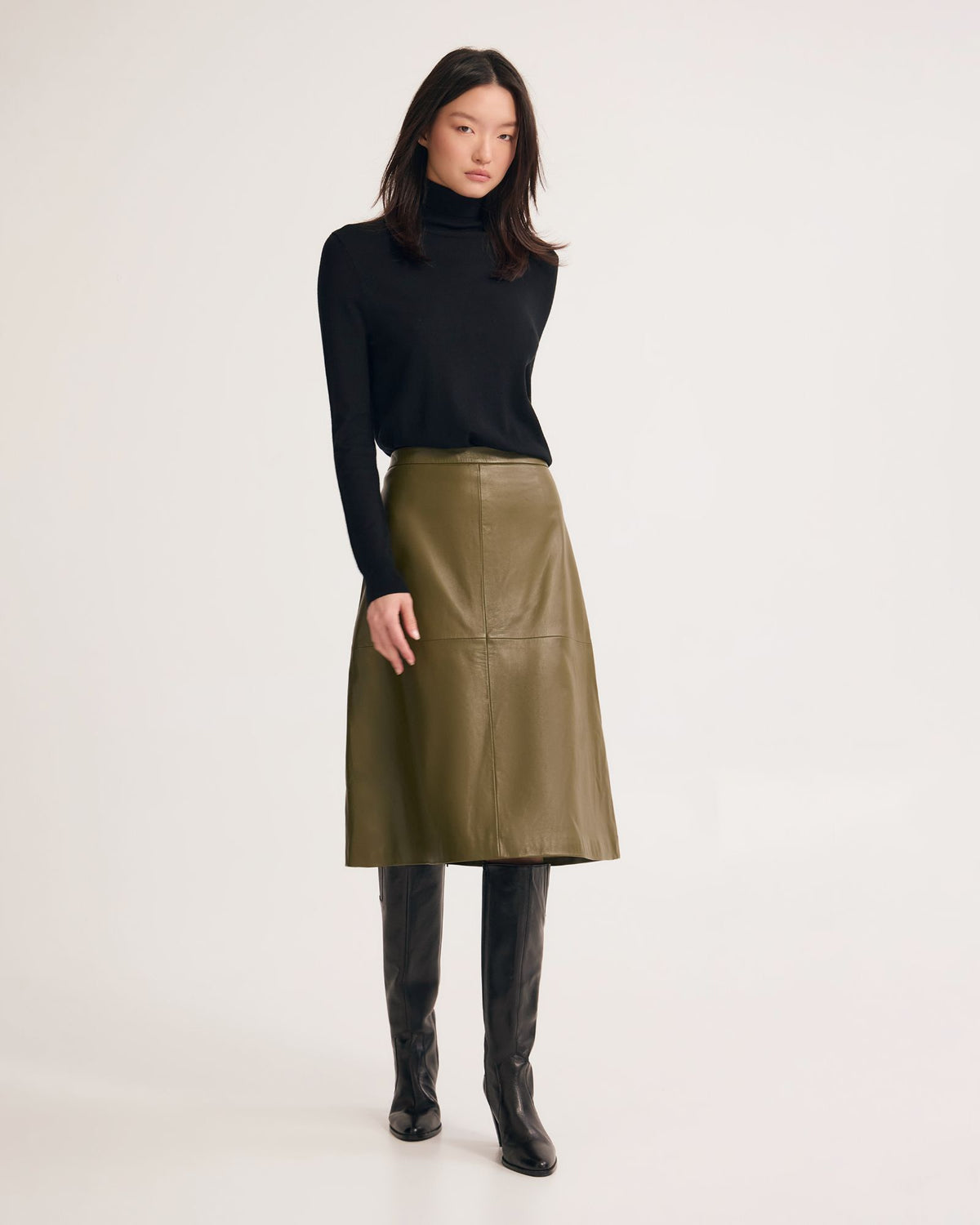 Lulu Leather Skirt WOMENS SKIRTS