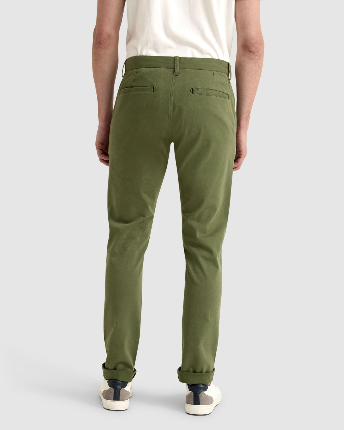 STRETCH SKINNY FIT CHINOS MENS TROUSERS