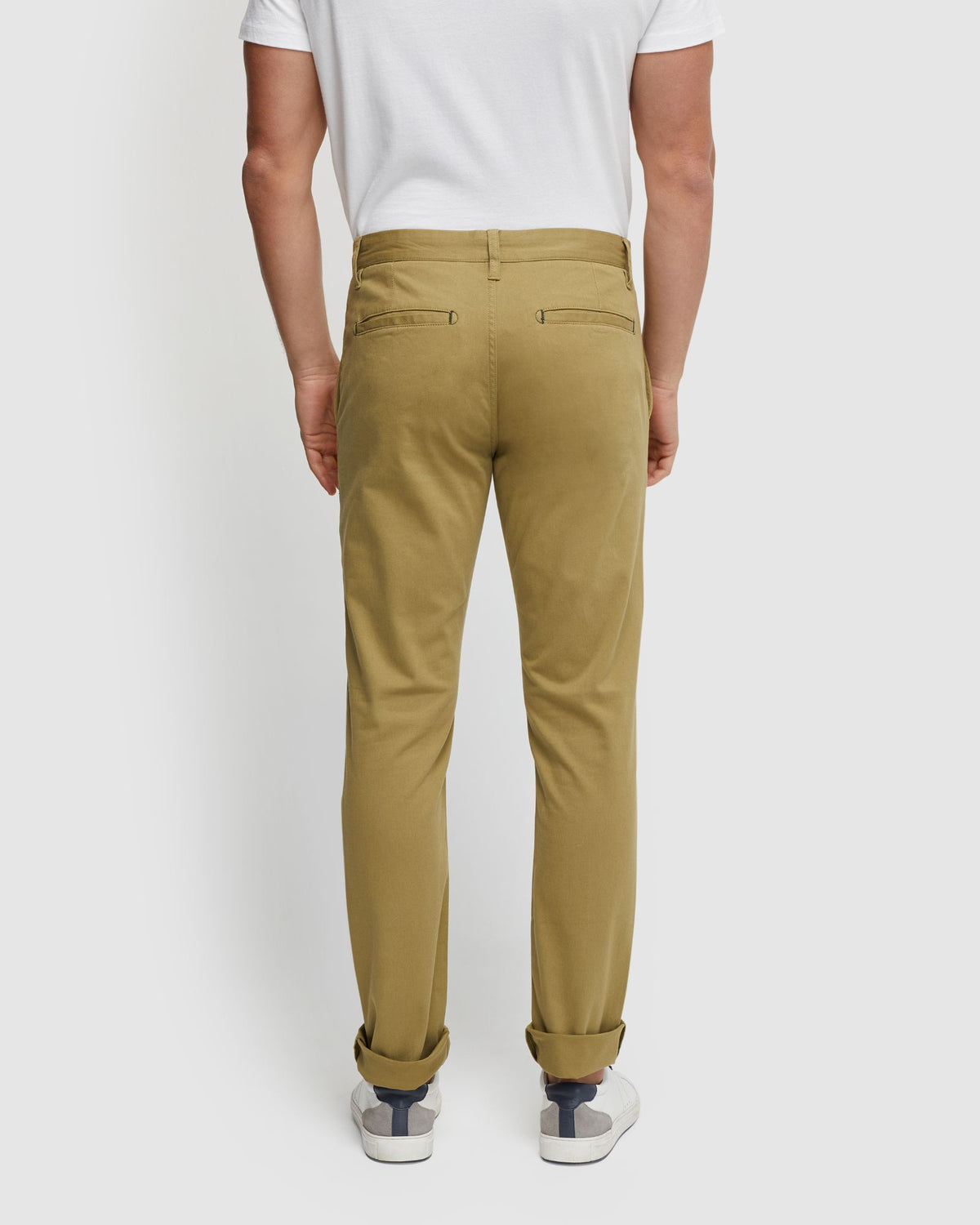 STRETCH SKINNY FIT CHINO MENS TROUSERS