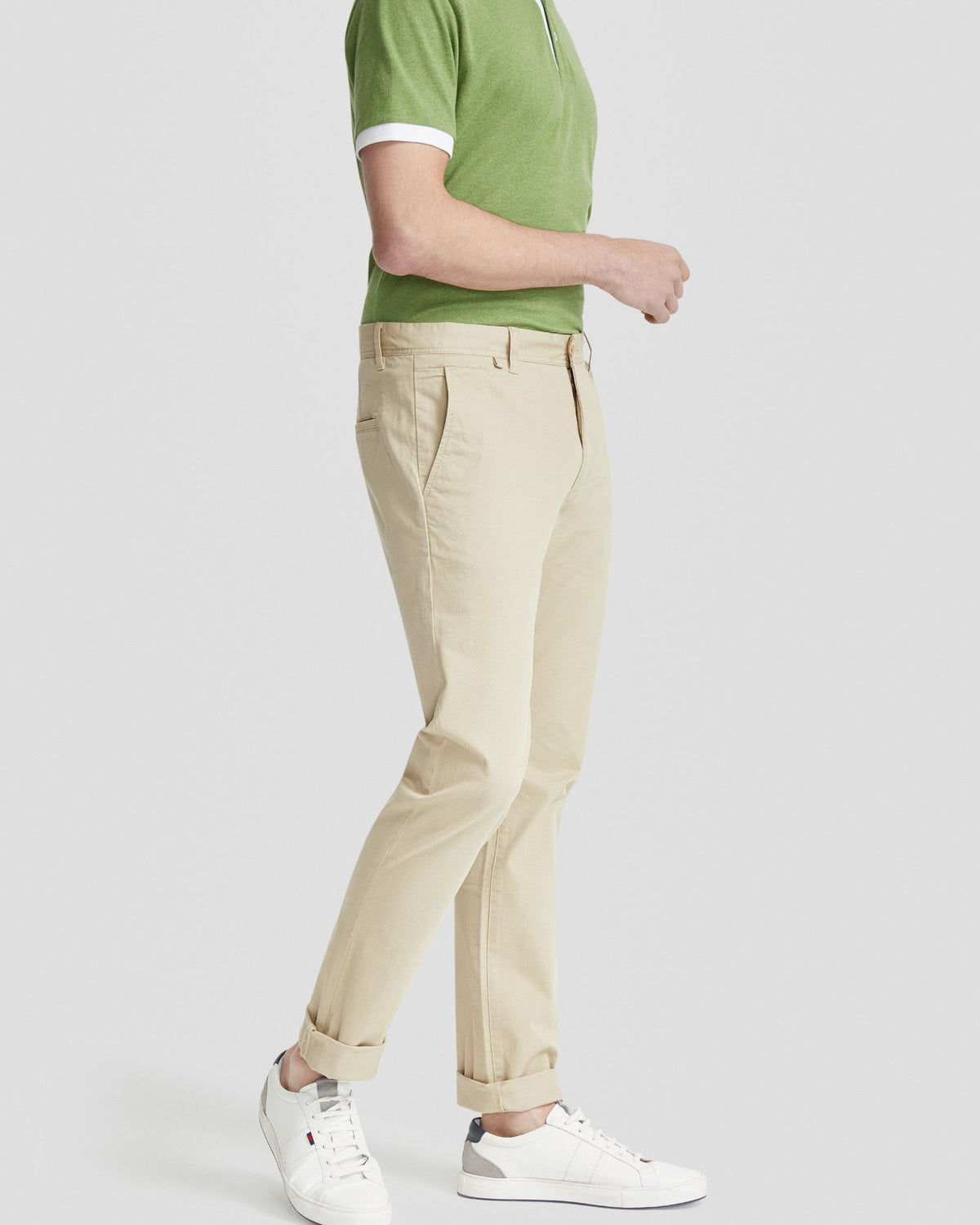 DANNY CASUAL ORGANIC COTTON CHINO MENS TROUSERS