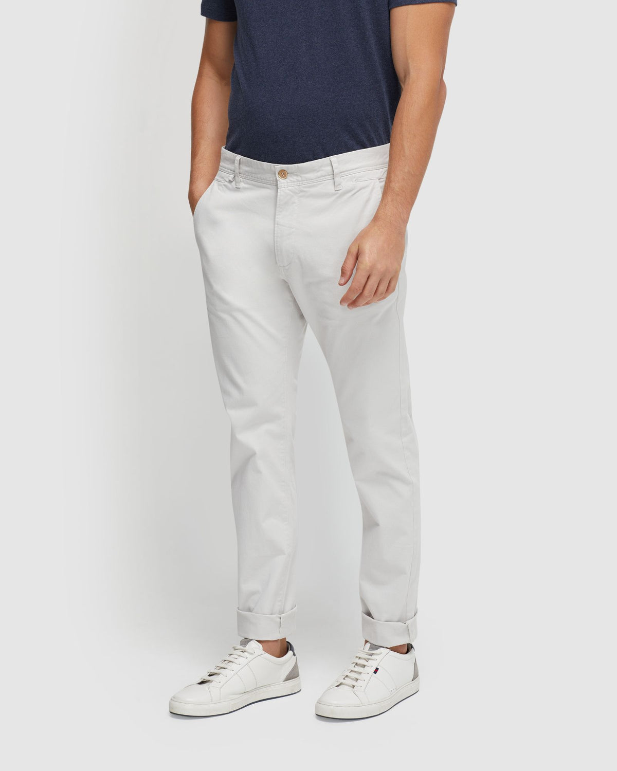 DANNY CASUAL ORGANIC COTTON CHINO MENS TROUSERS