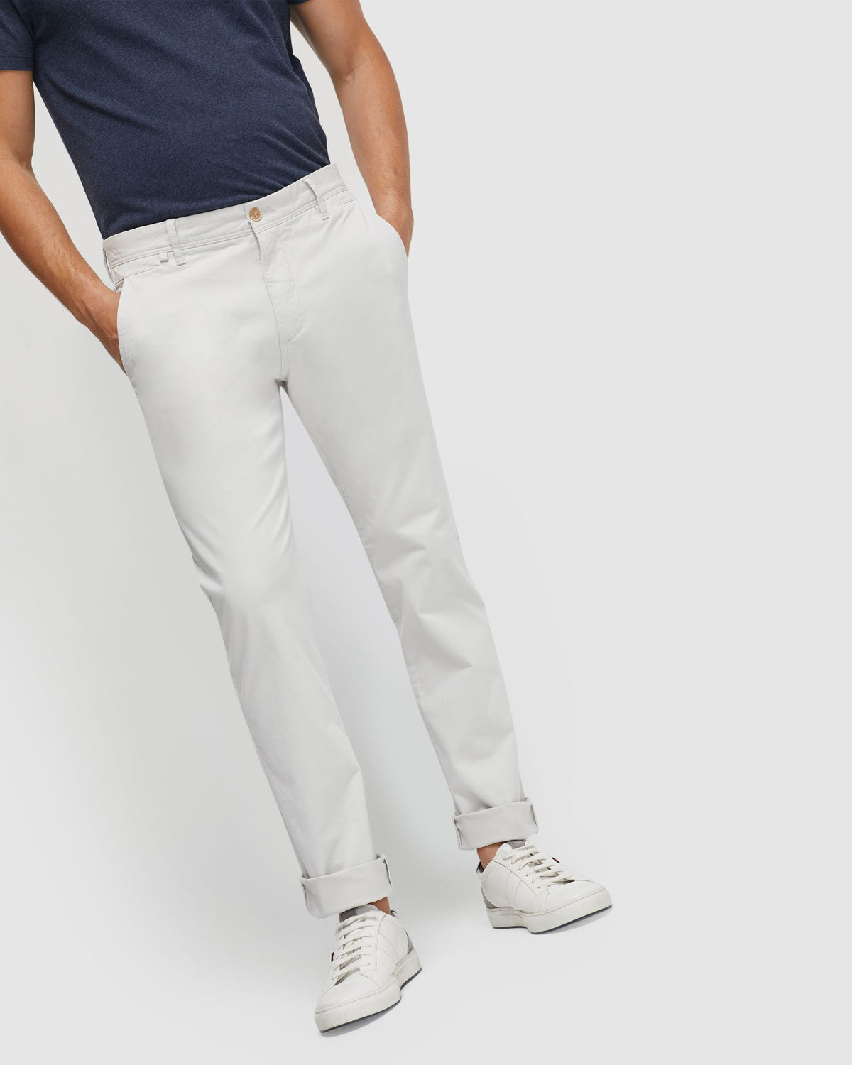 DANNY CASUAL ORGANIC COTTON CHINO MENS TROUSERS