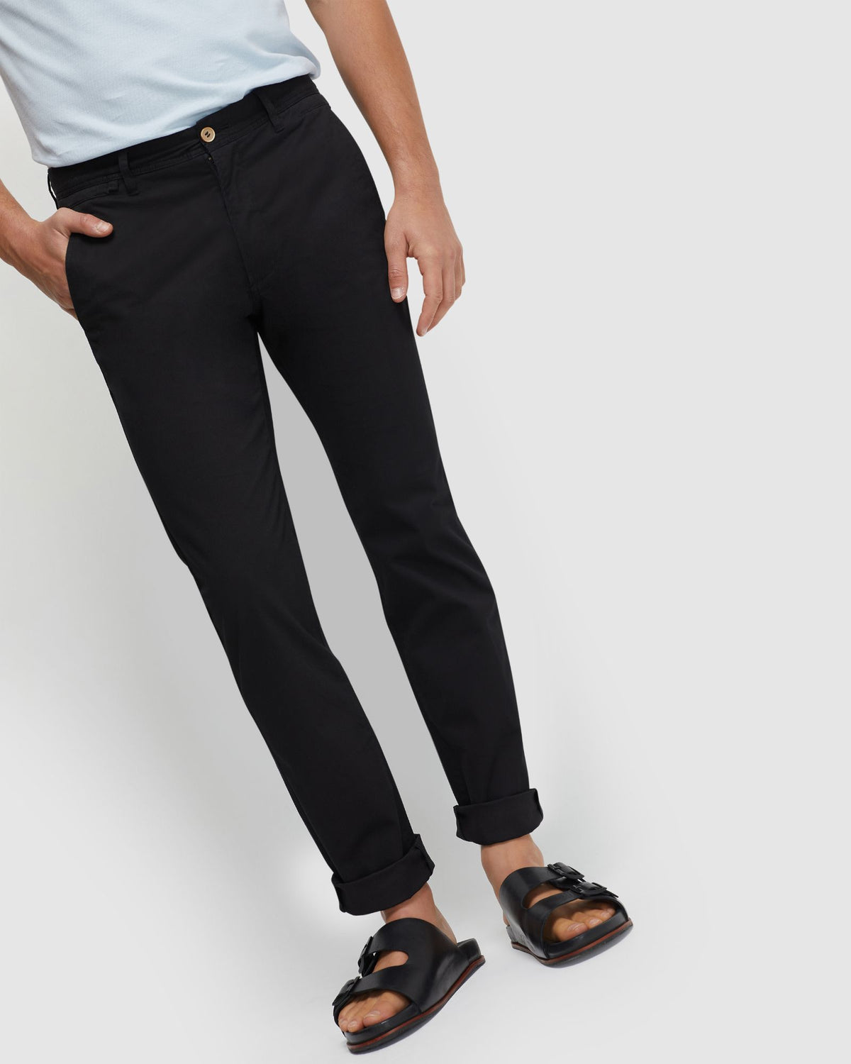 DANNY CASUAL ORGANIC COTTON CHINO MENS TROUSERS