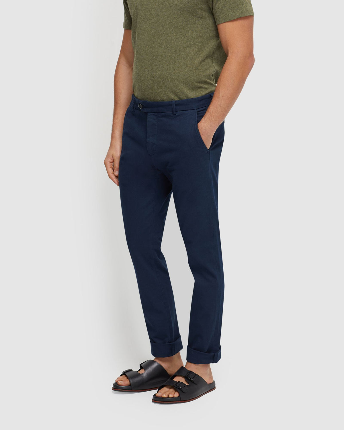 LUKA STRETCH CASUAL PANTS MENS TROUSERS