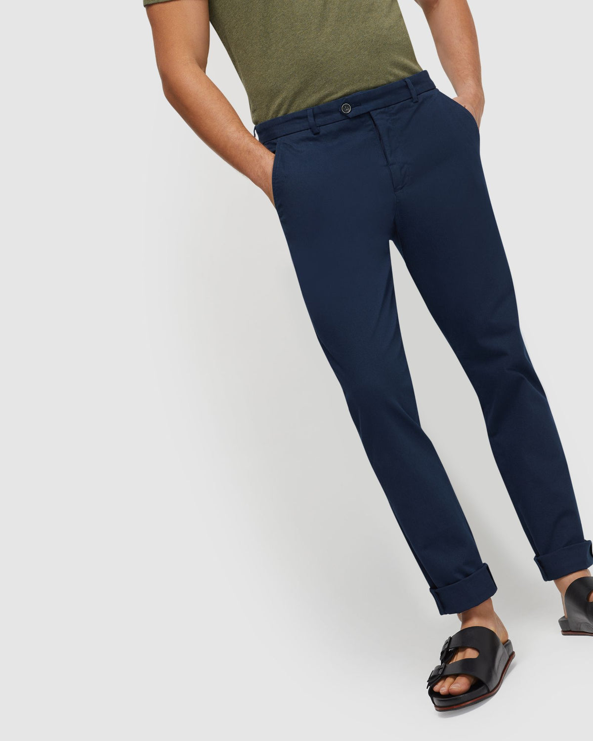 LUKA STRETCH CASUAL PANTS MENS TROUSERS