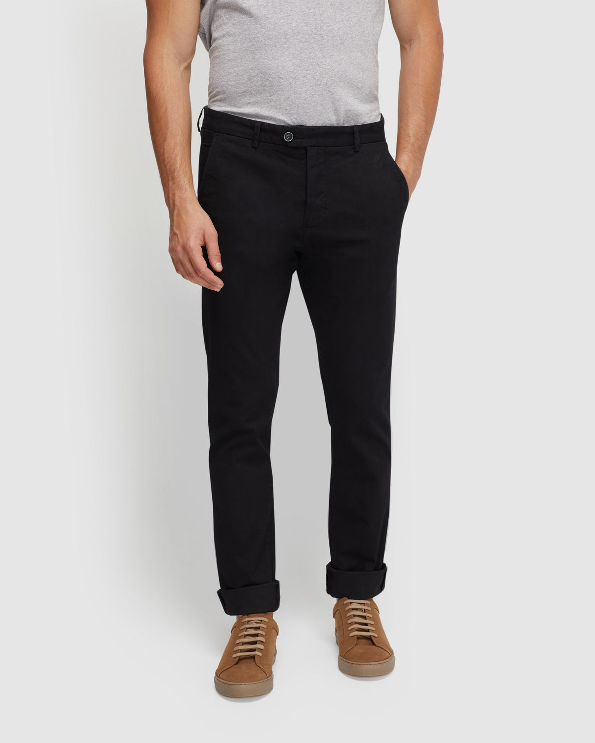 LUKA STRETCH CASUAL PANTS MENS TROUSERS