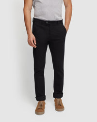 LUKA STRETCH CASUAL PANTS MENS TROUSERS