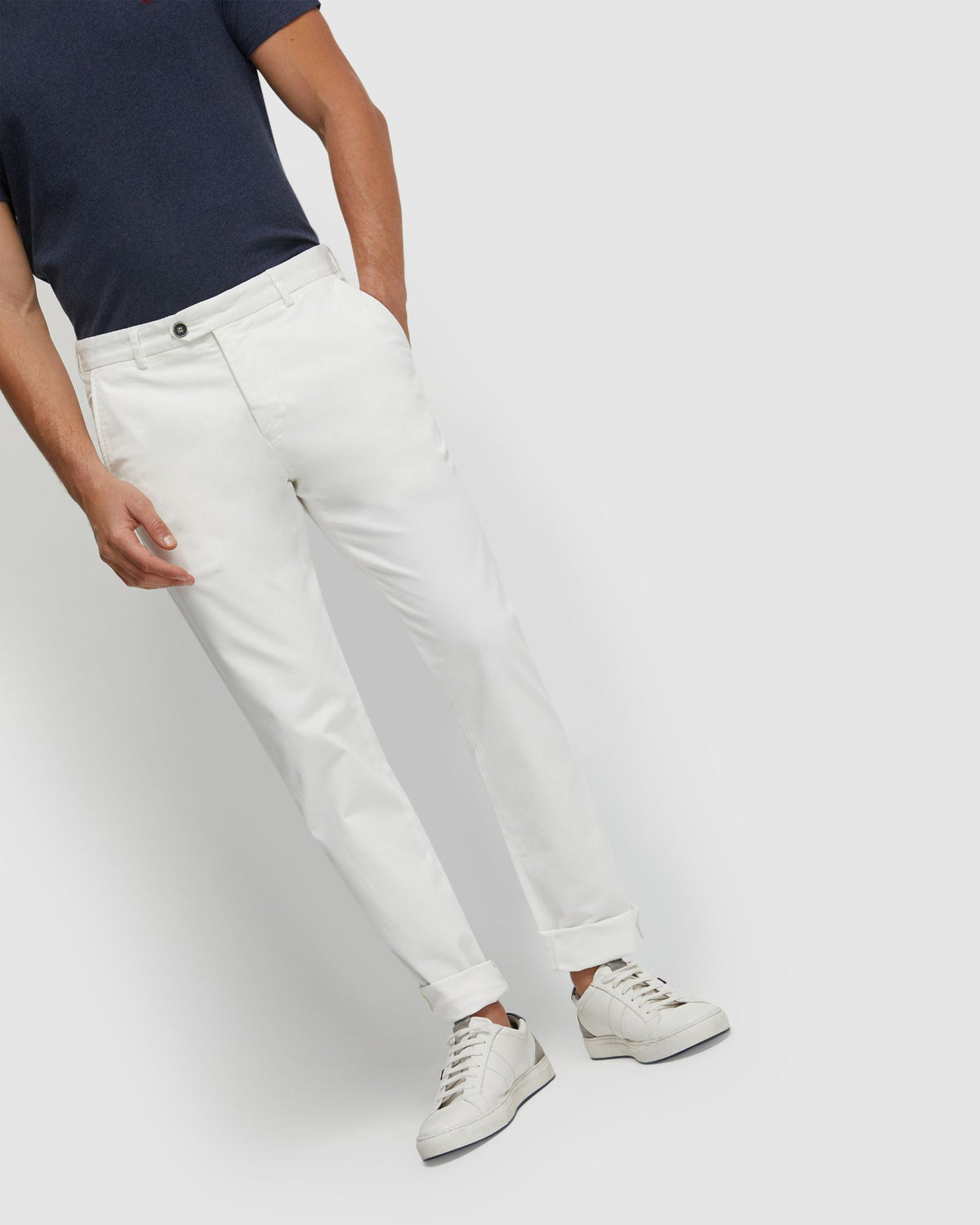 LUKA STRETCH CASUAL PANTS MENS TROUSERS