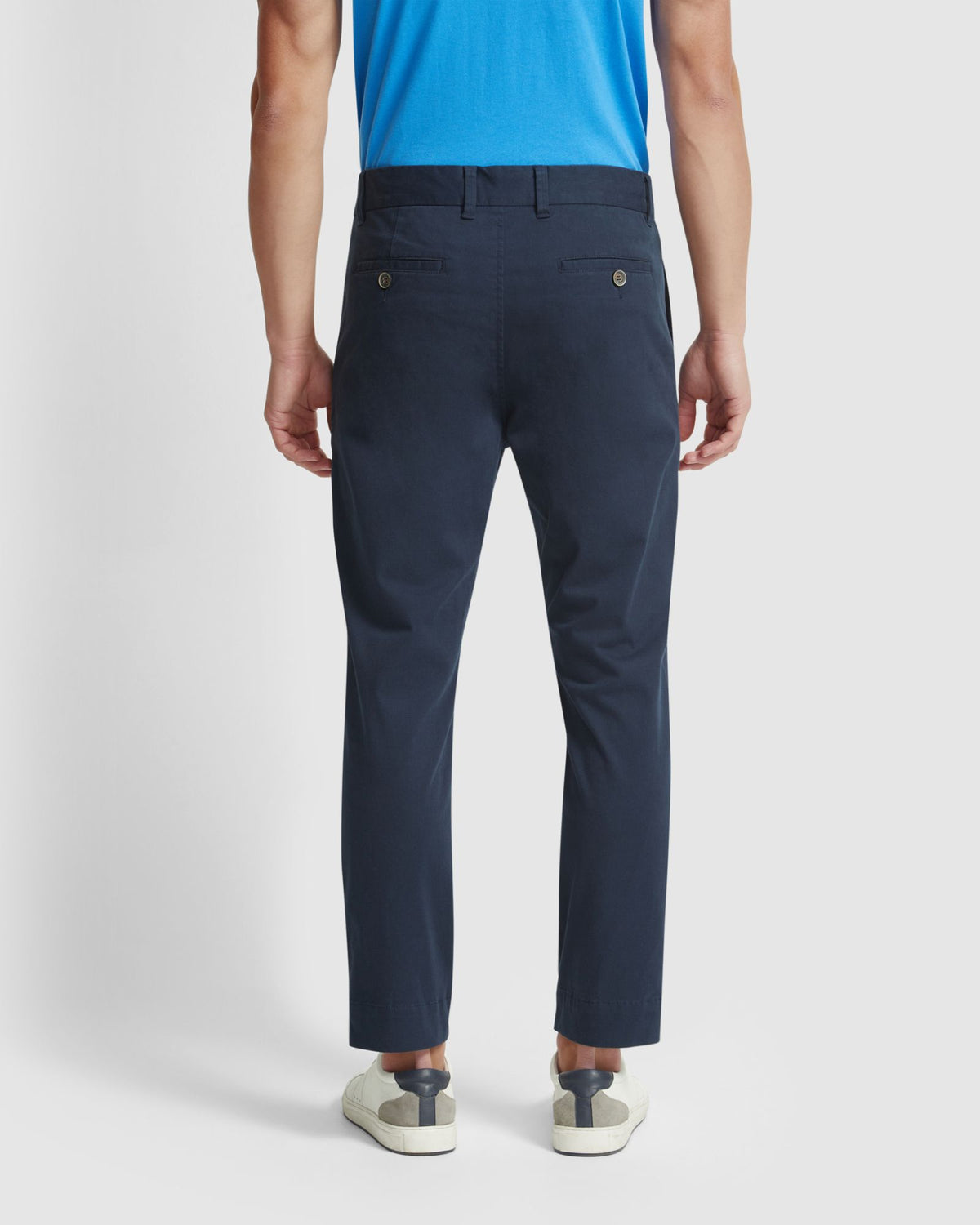 RYAN ORGANIC COTTON CUFFED CHINO MENS TROUSERS