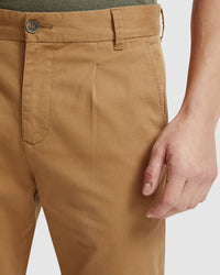 RYAN ORGANIC COTTON CUFFED CHINO MENS TROUSERS