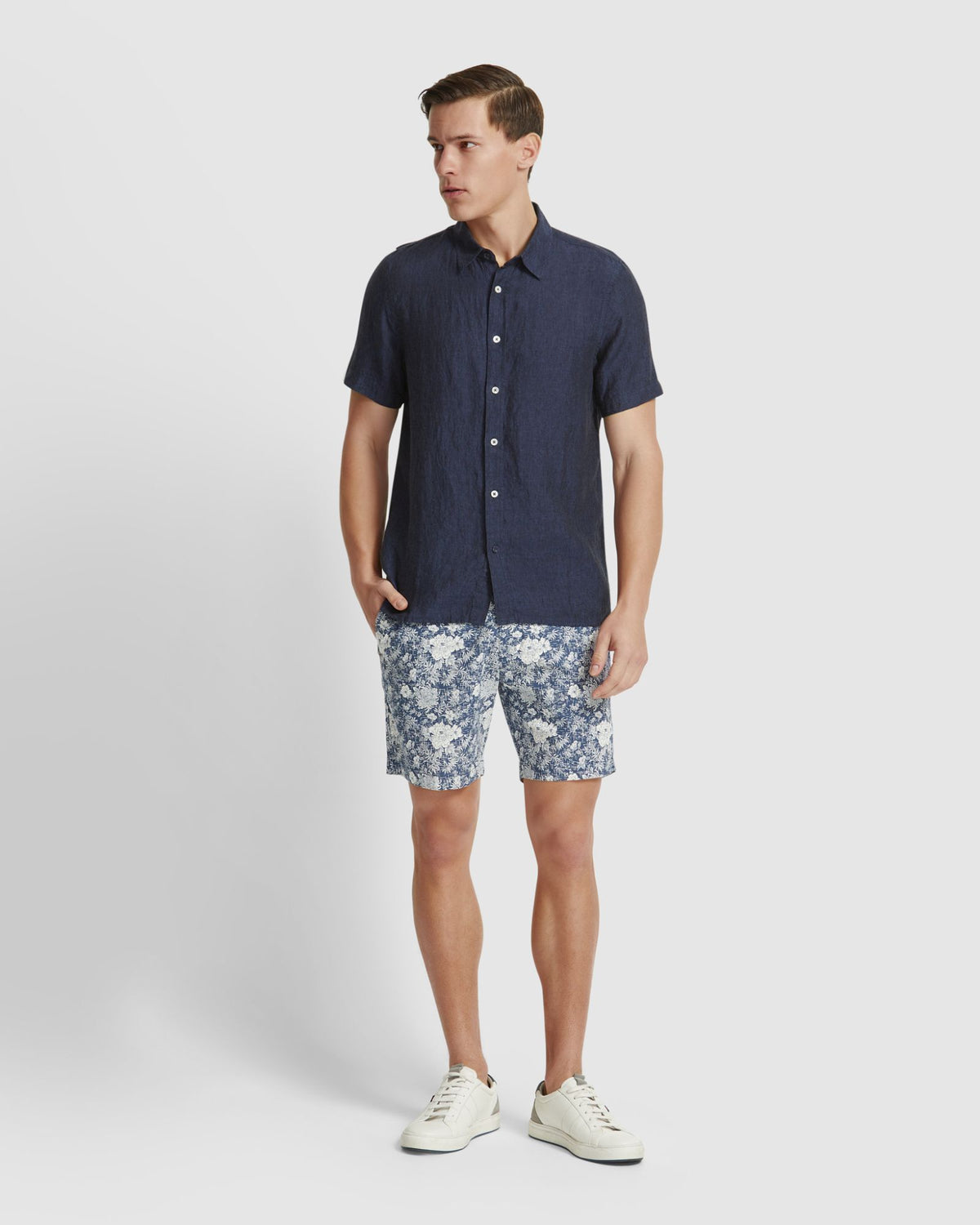TOM LINEN COTTON PRINTED SHORT - AVAILABLE ~ 1-2 weeks MENS SHORTS