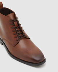 BRADBURY LEATHER DERBY BOOT MENS SHOES