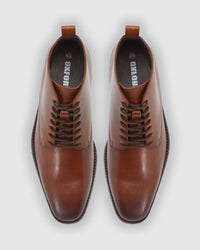 BRADBURY LEATHER DERBY BOOT MENS SHOES