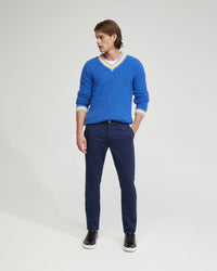 STRETCH SKINNY FIT ORGANIC COTTON CHINOS MENS TROUSERS