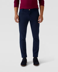 STRETCH SKINNY FIT ORGANIC COTTON CHINOS MENS TROUSERS