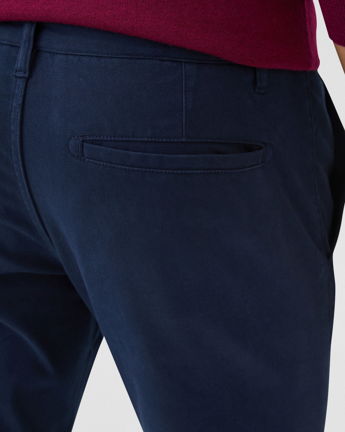 STRETCH SKINNY FIT ORGANIC COTTON CHINOS MENS TROUSERS