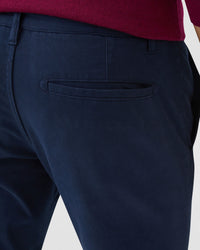 STRETCH SKINNY FIT ORGANIC COTTON CHINOS MENS TROUSERS