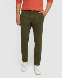 STRETCH SKINNY FIT ORGANIC COTTON CHINOS MENS TROUSERS