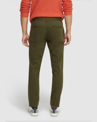 STRETCH SKINNY FIT ORGANIC COTTON CHINOS MENS TROUSERS