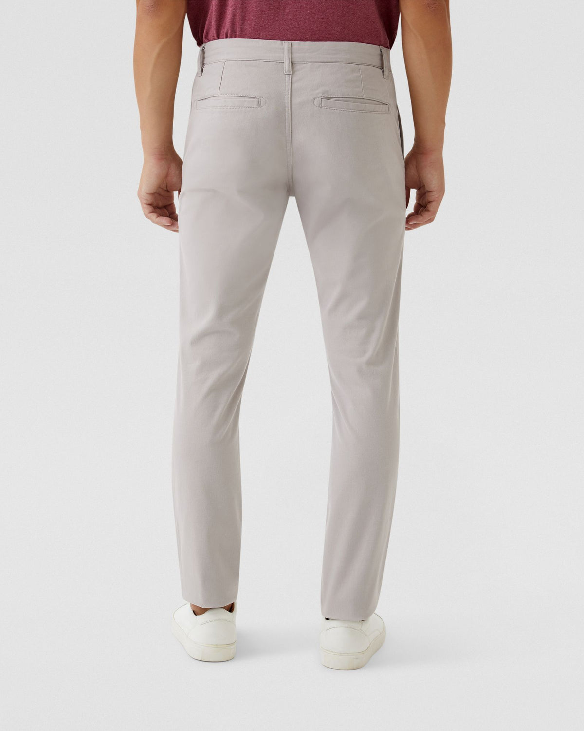 STRETCH SKINNY FIT ORGANIC COTTON CHINOS MENS TROUSERS