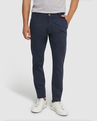 STRETCH SKINNY FIT ORGANIC COTTON CHINOS MENS TROUSERS