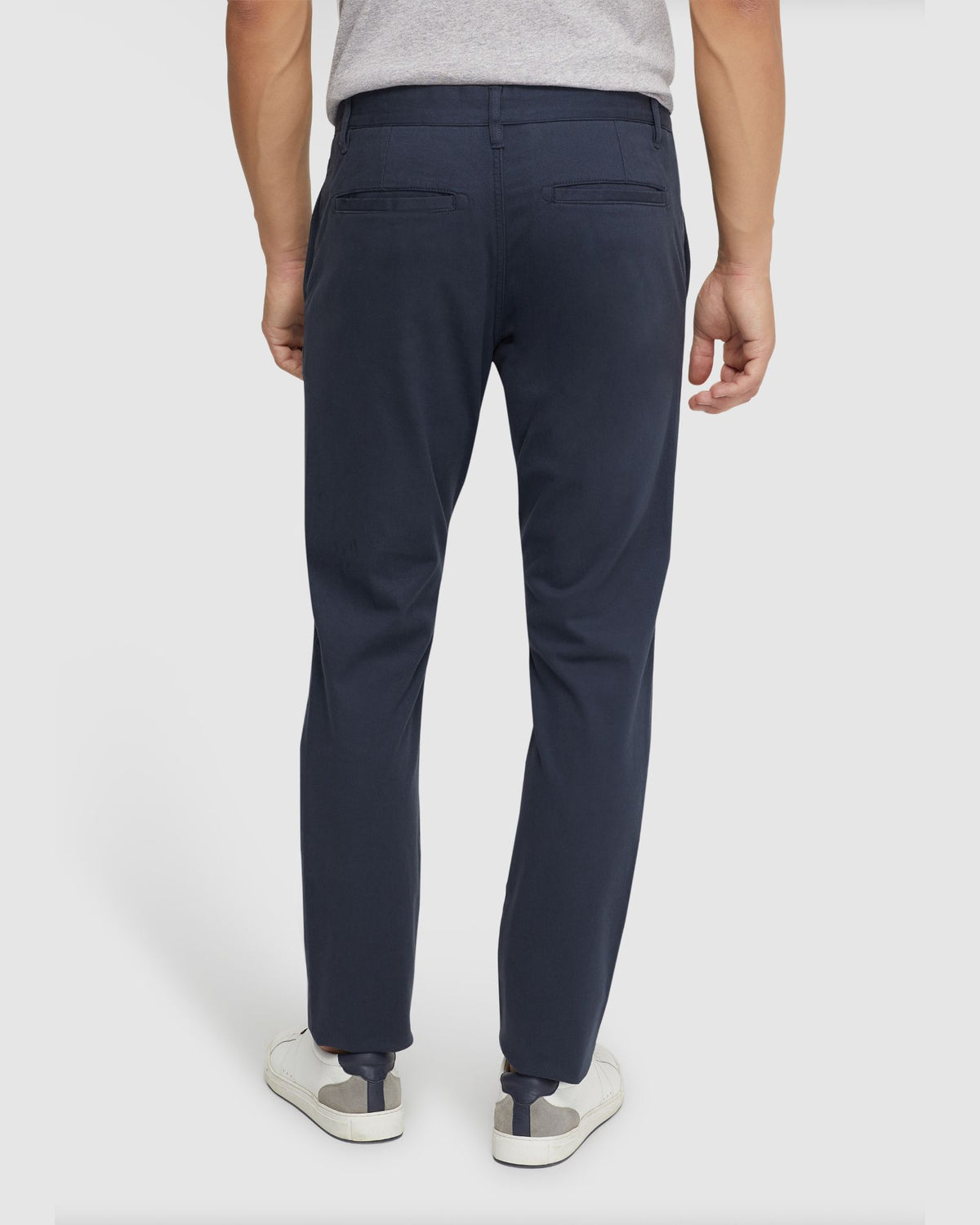 STRETCH SKINNY FIT ORGANIC COTTON CHINOS MENS TROUSERS