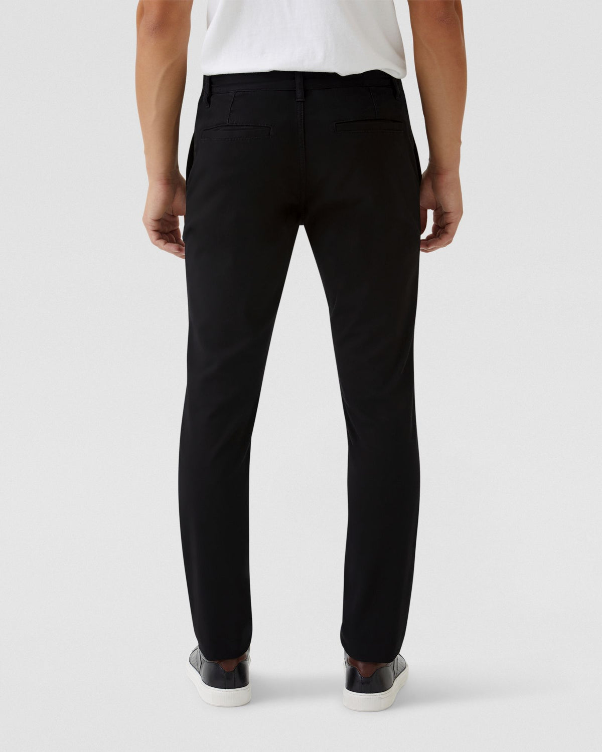 STRETCH SKINNY FIT ORGANIC COTTON CHINOS MENS TROUSERS