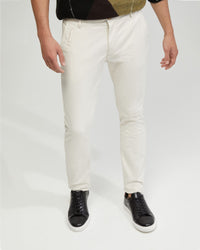 STRETCH SKINNY FIT ORGANIC COTTON CHINOS MENS TROUSERS