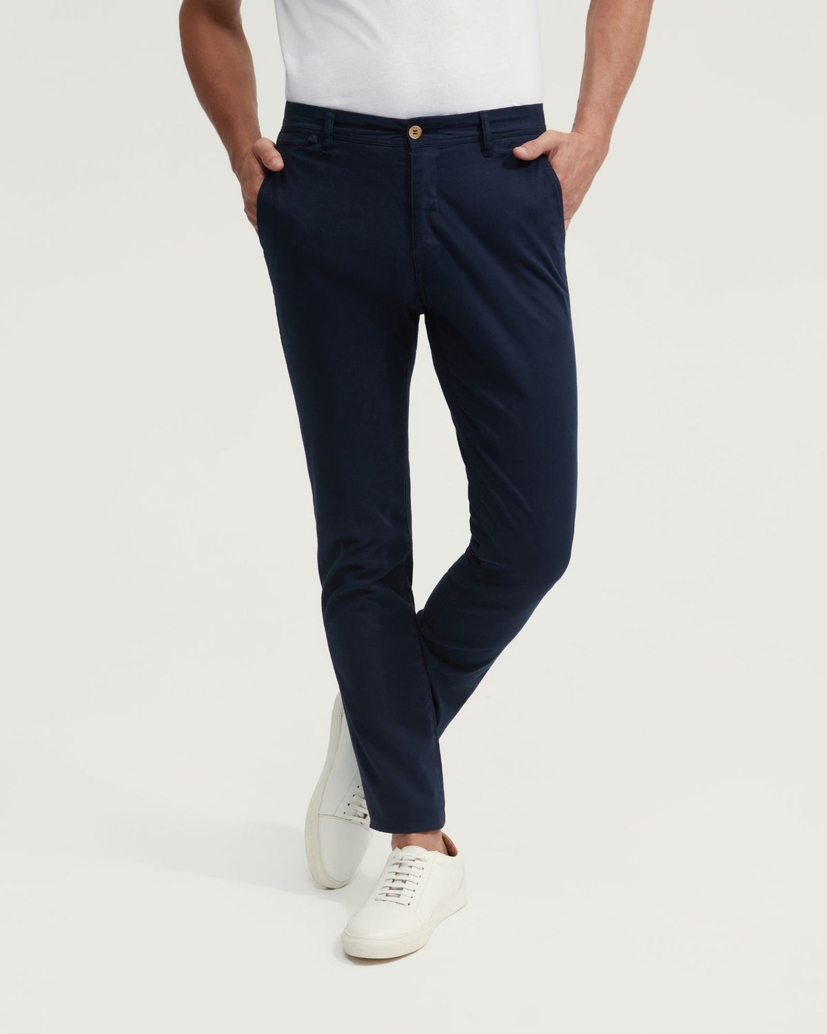 DANNY CASUAL ORGANIC COTTON CHINOS MENS TROUSERS