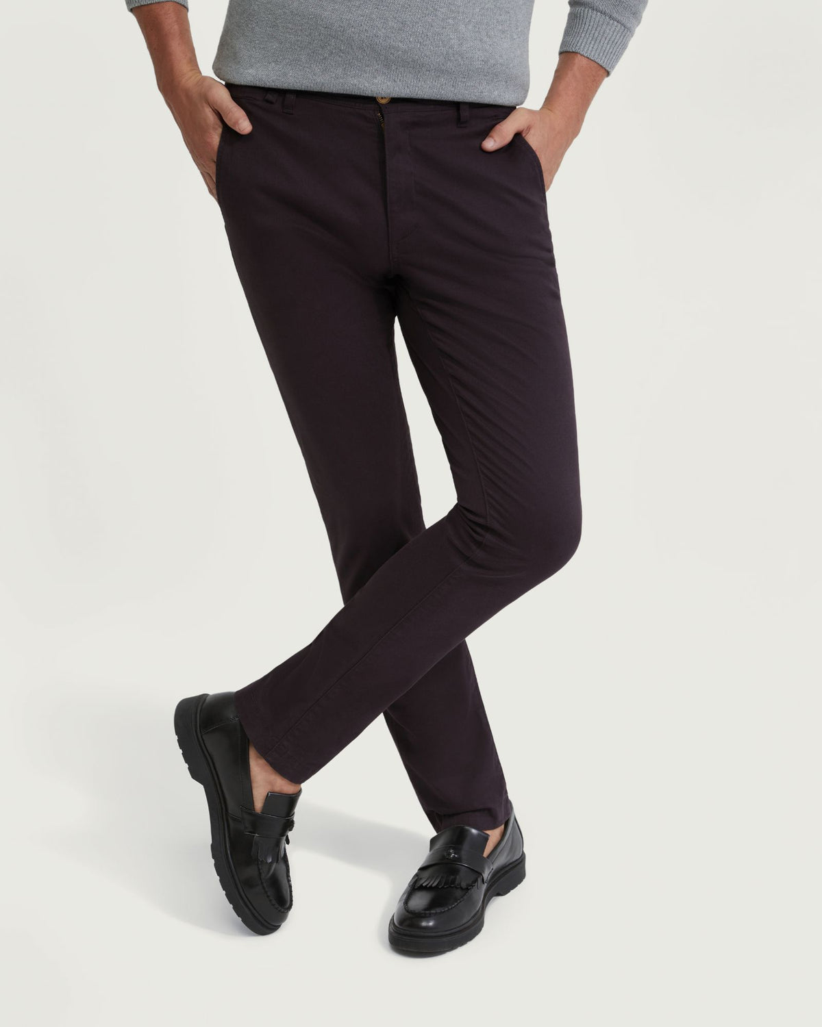 DANNY CASUAL ORGANIC COTTON CHINOS MENS TROUSERS