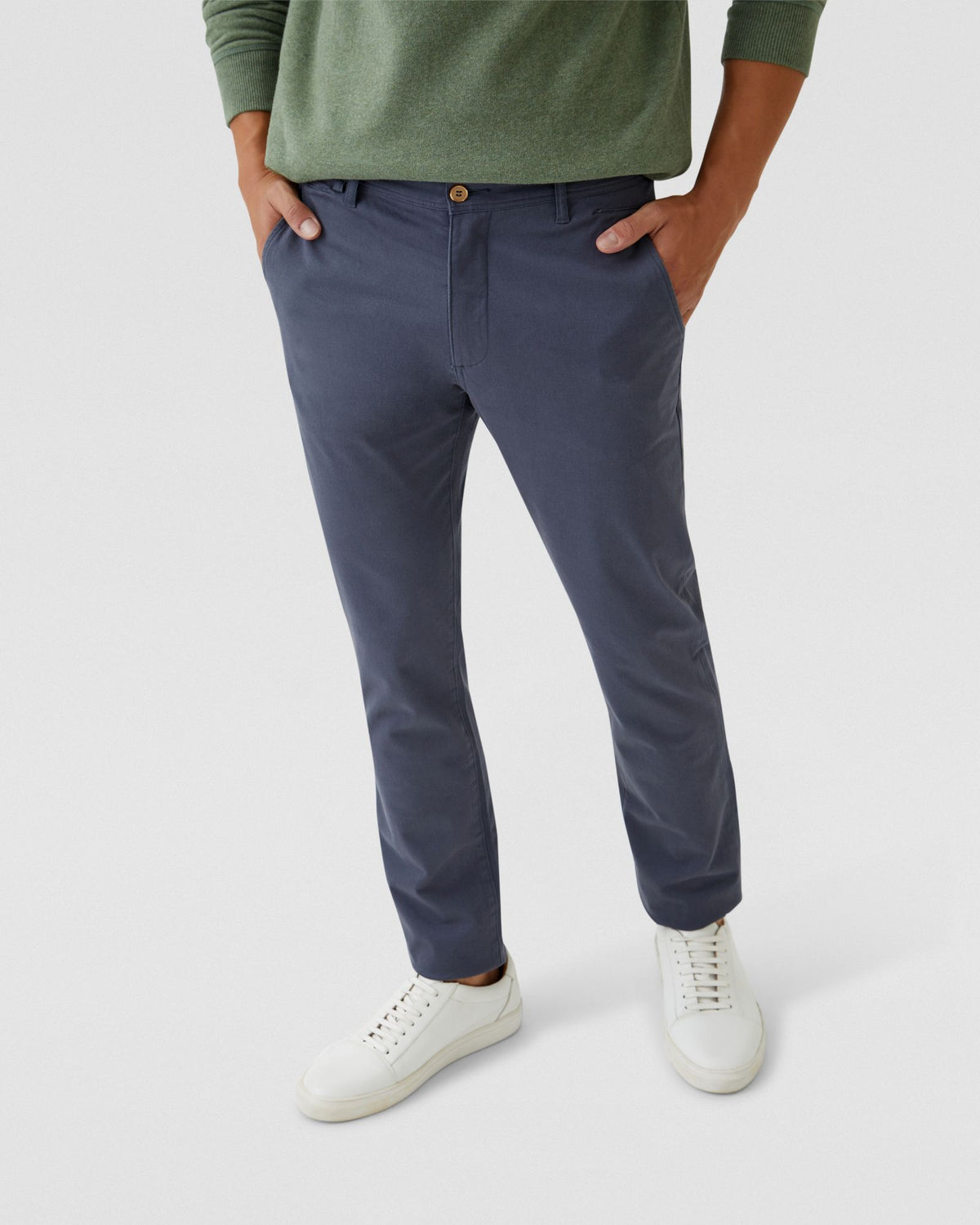 DANNY CASUAL ORGANIC COTTON CHINOS MENS TROUSERS