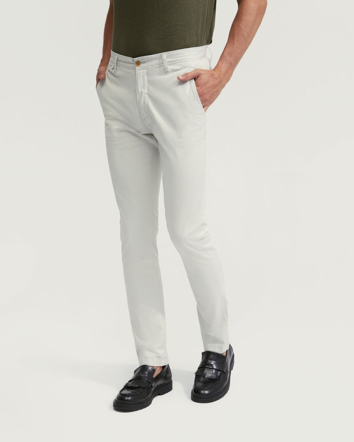 DANNY CASUAL ORGANIC COTTON CHINOS MENS TROUSERS