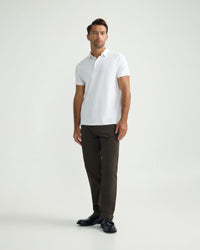 Relaxed Fit Stretch Cotton Chino MENS TROUSERS