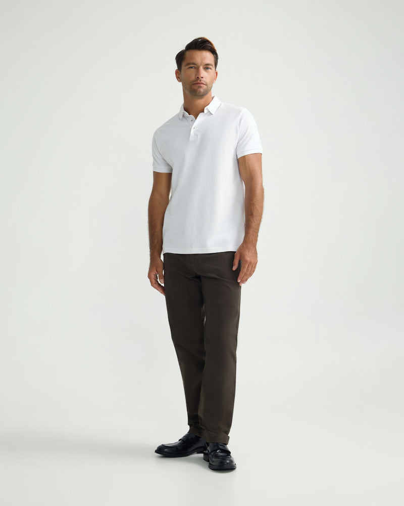 Relaxed Fit Stretch Cotton Chino MENS TROUSERS