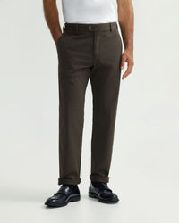 Relaxed Fit Stretch Cotton Chino MENS TROUSERS