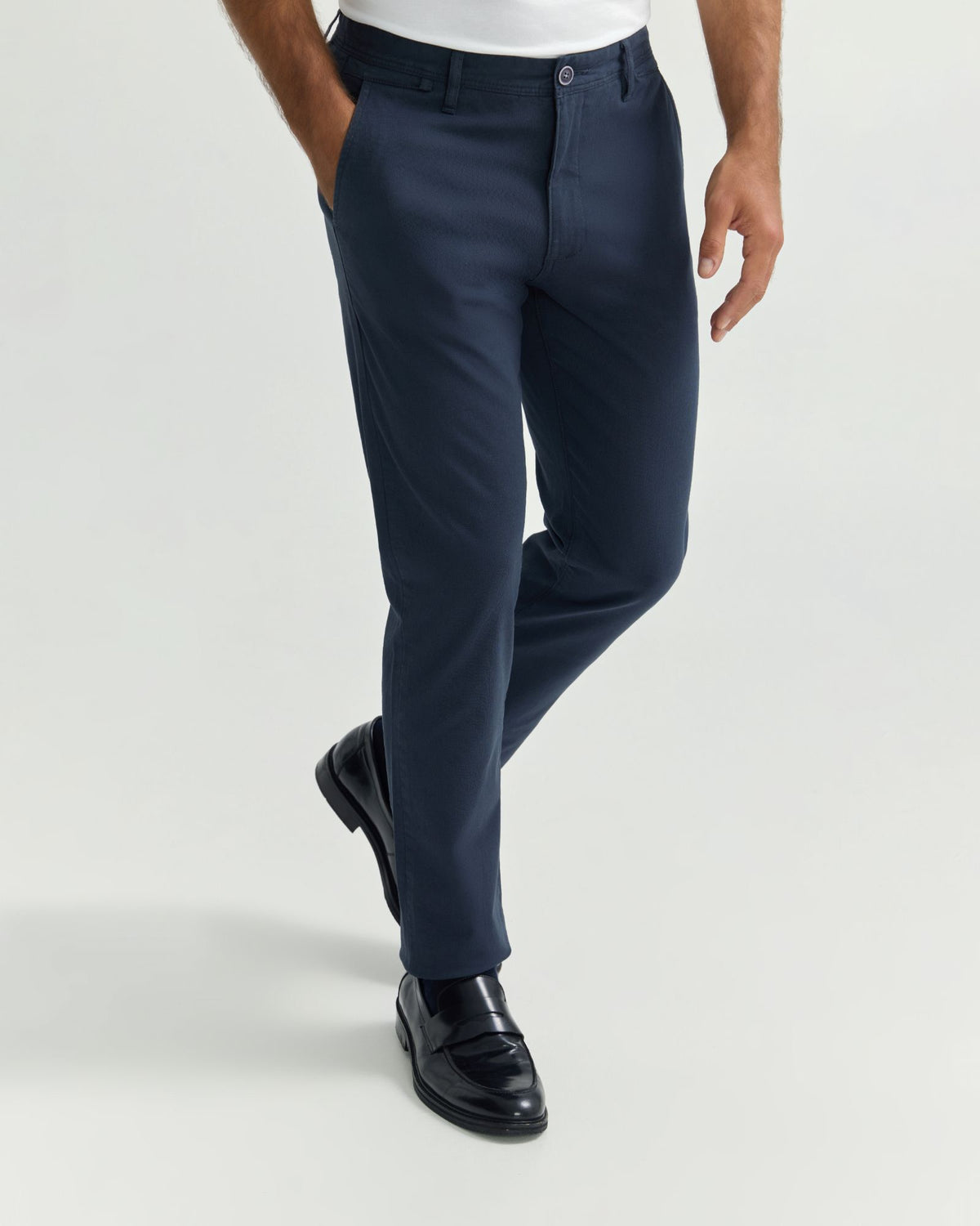 Slim Leg Stretch Cotton Chino MENS TROUSERS