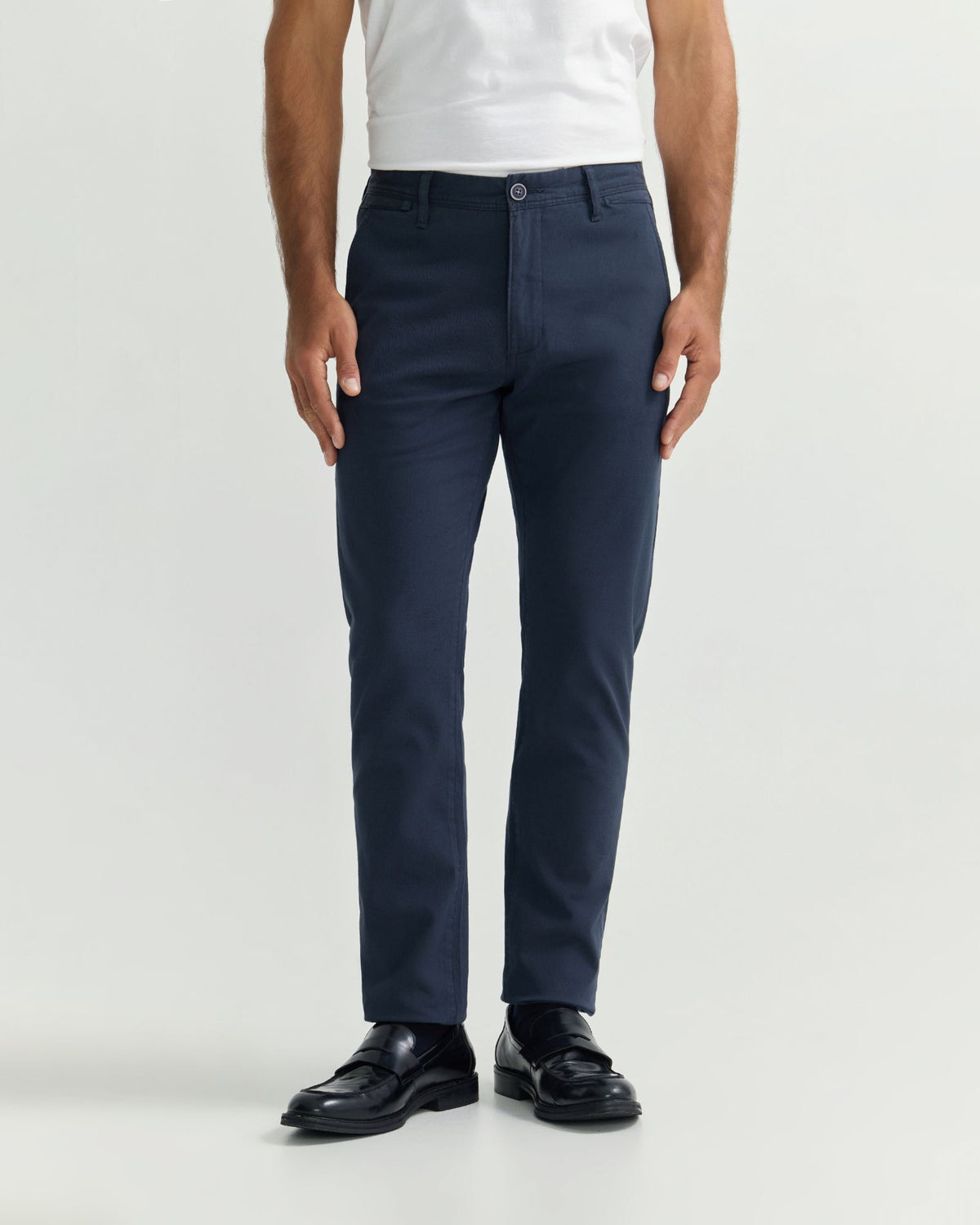 Slim Leg Stretch Cotton Chino MENS TROUSERS