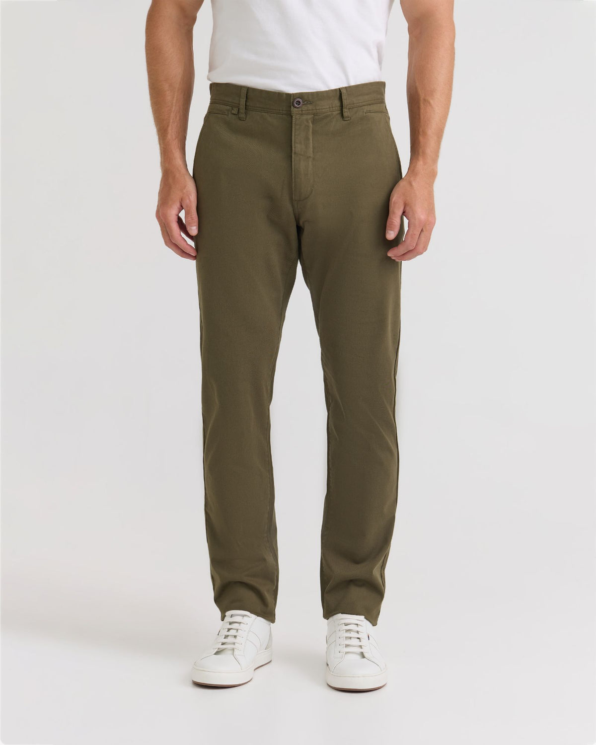 Slim Leg Stretch Cotton Chino MENS TROUSERS