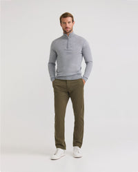 Slim Leg Stretch Cotton Chino MENS TROUSERS