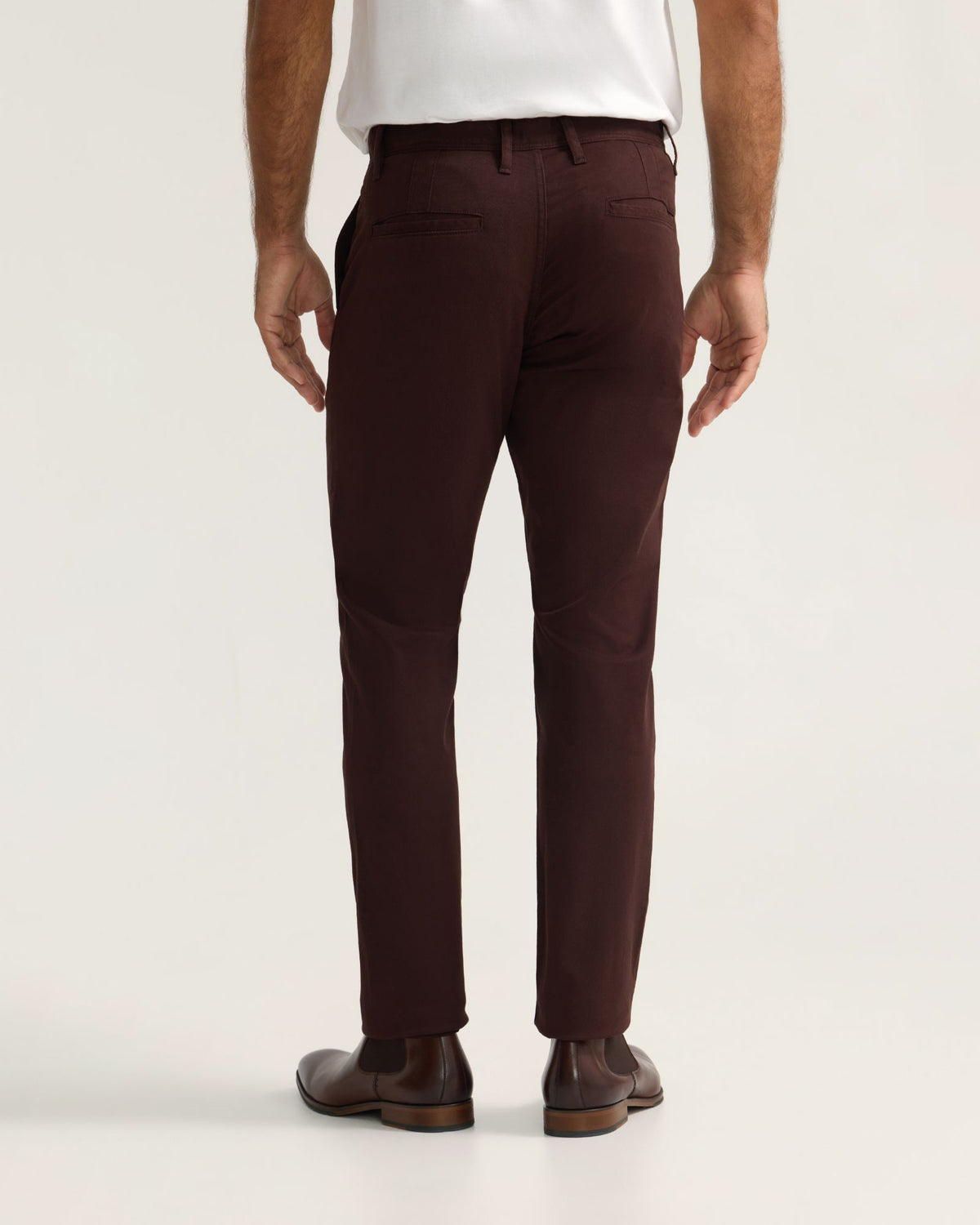 Slim Leg Stretch Cotton Chino MENS TROUSERS