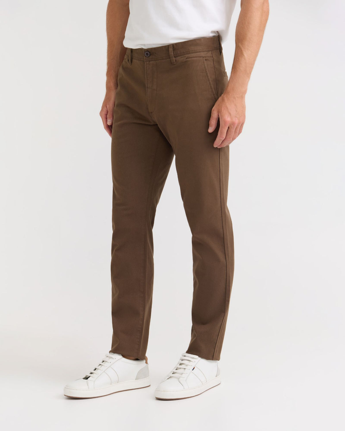 Slim Leg Stretch Cotton Chino MENS TROUSERS