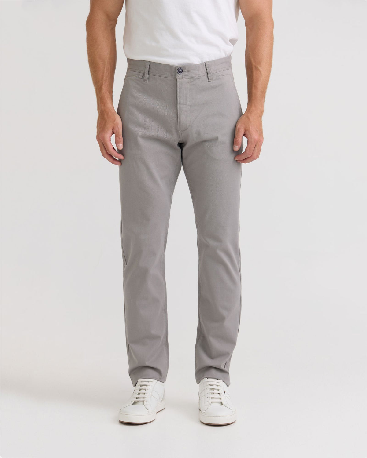Slim Leg Stretch Cotton Chino MENS TROUSERS